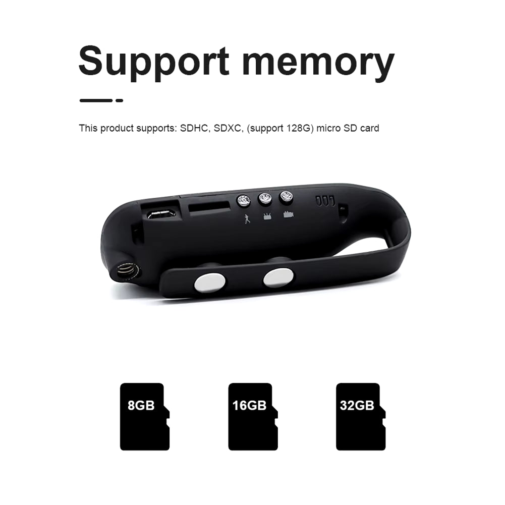 Mini Camera HD Portable Digital Video Recorder Body Camera Night Vision DVR Miniature Camcorder for Sport Meeting Back Clip Cam