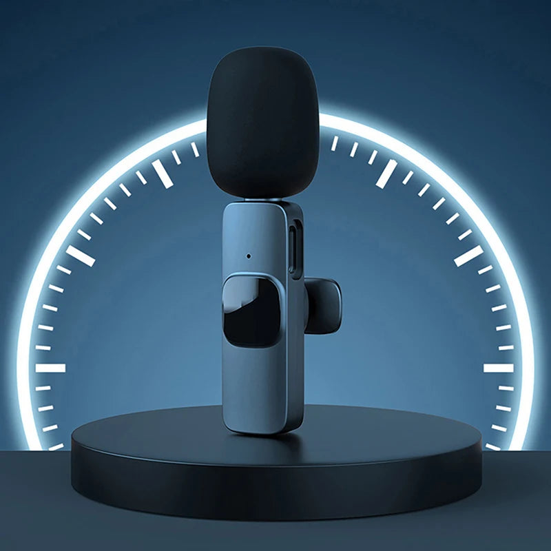 Wireless Microphone Audio Video Mini Mic For Phone Laptop Live Broadcast Gaming Mobile Phone Microphone Accessories