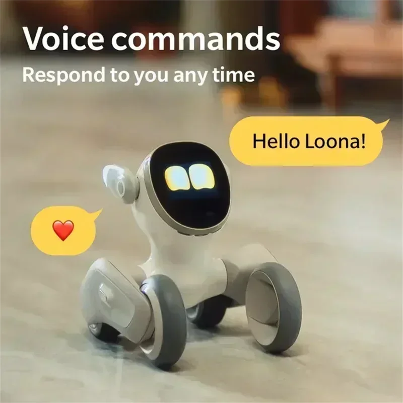 Loona Intelligent Robot Intellig Entemotional Support Automatic Follow Dog Smart AI Facial Recognition Robot Children Gifts